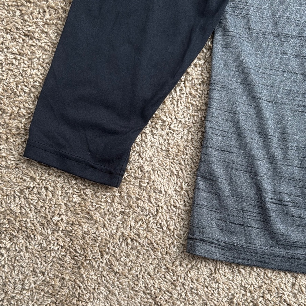 EUC Men’s Under Armour Black/Gray HeatGear Tech 1/4 Zip Pullover Hoodie Size 2XL - Picture 4 of 9